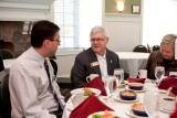 Guests at the luncheon tables in Alumni House